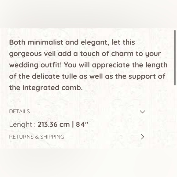 White Tulle Veil - Picture 7 of 7